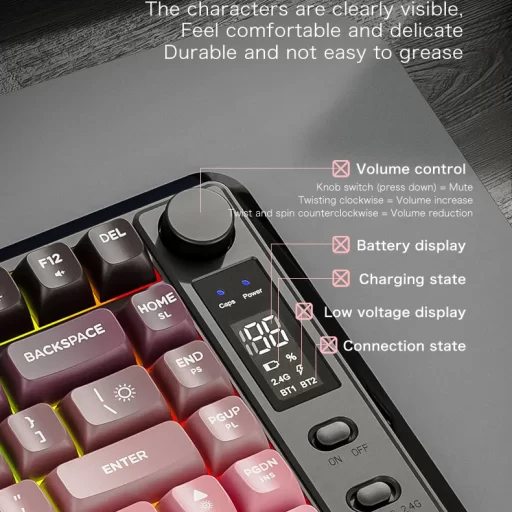 Teclado FREEWOLF M75 10